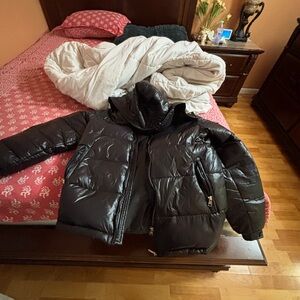 Moncler Shiny Black Jacket